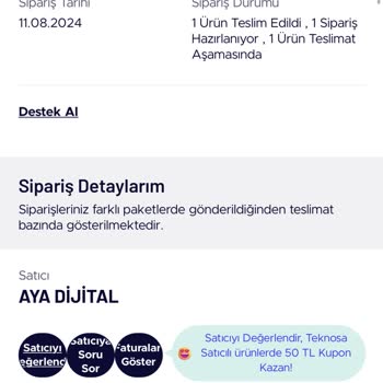 Teknosa'dan Aldığım Ürünler 15 Gündür Kargoya Verilmedi