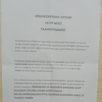 Hattuşa Vacation'da Cayma Hakkımızı Engellemeye Çalışıyorlar