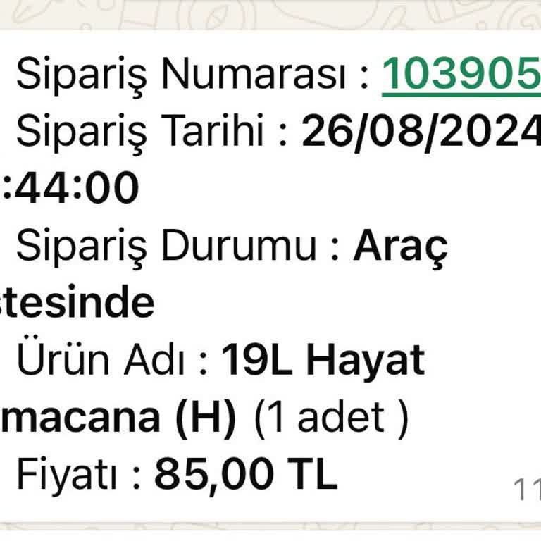 Hayat Su'yun Müşteri Kıymeti Yok, Kurumsal Nitelikleri Yok...