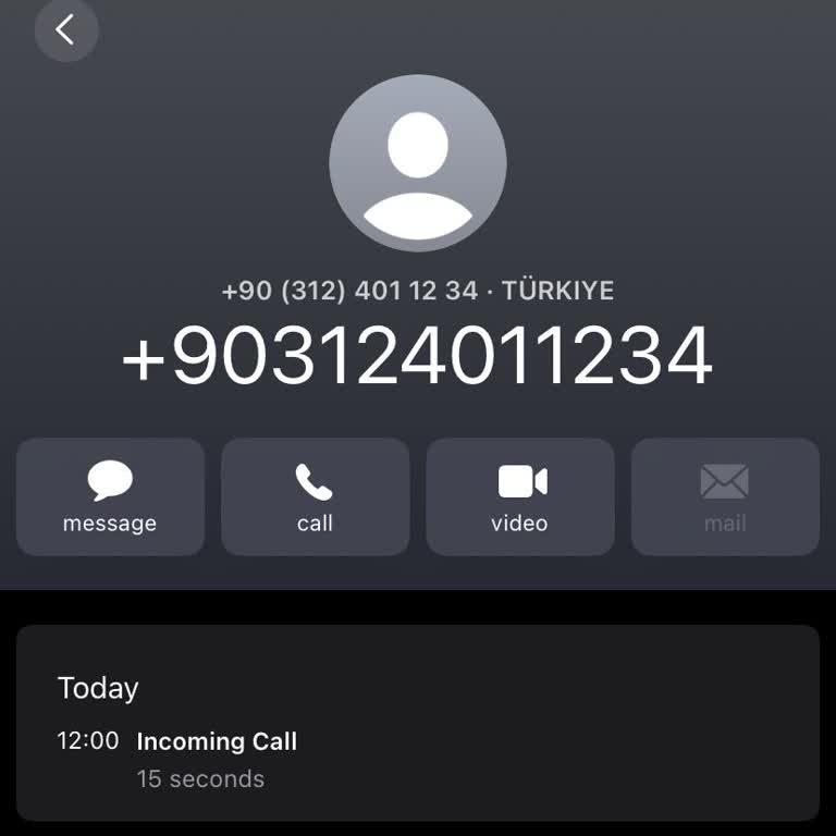 0312 401 12 34 Yanıltmaca Yapıyor