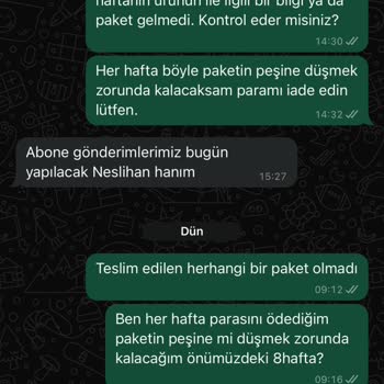 Taze Dükkan Yaban Mersini Abonelik Pişmanlığı