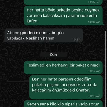 Taze Dükkan Yaban Mersini Abonelik Pişmanlığı