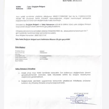 N11 Ürün Değişim İade