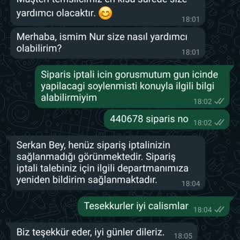 Easycep.com'dan Sipariş İptalinde Yaşanan Süreç Sorunu