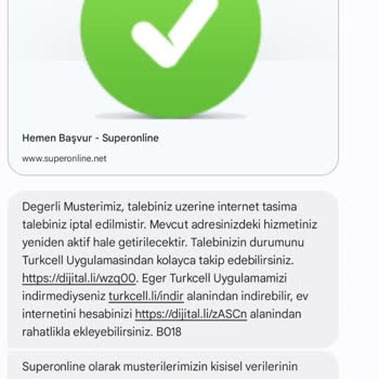Superonline Fibercell Ecm Kafasına Göre Başvuru İptal Ediyor