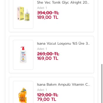 Rossmann "Kısmi İade İşlemi Tamamlandı"