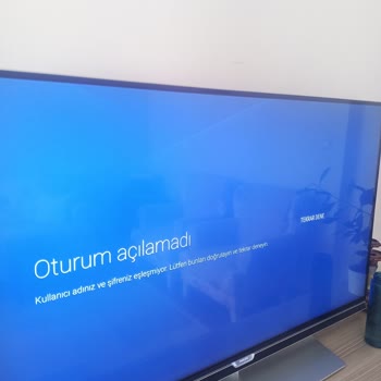 Philips TV'de Oturum Açma Hatası