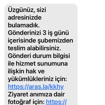 Aras Kargo Dan Şikayet Etme Sonuç Hikaye,