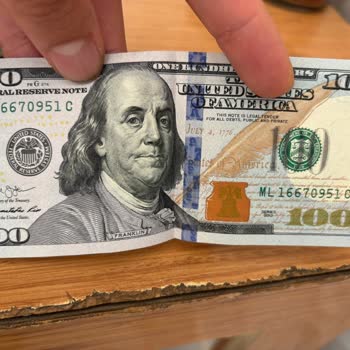 Ilgın İş Bankası Yırtık 100 USD Verdi Ve Geri Almadı