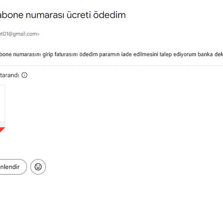 PALGAZ Yanlışlıkla Başka Abone Faturası Ödeme