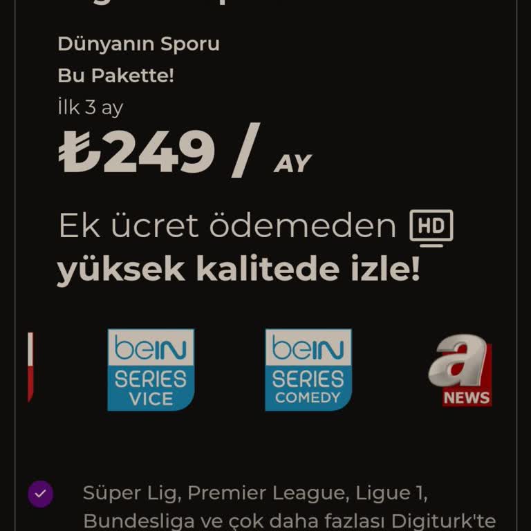 Digiturk Var Olan Üyelerden Fahiş Fiyat Alması