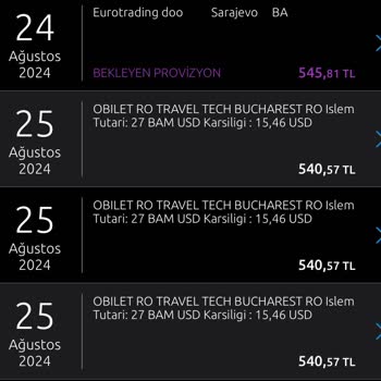 Obilet Olmayan Bir Seyahat İle İlgili Parayı Çektiler