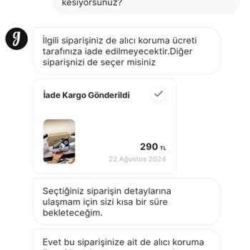 Gardrops İade Ettiğim Üründen Ücret Kestiler