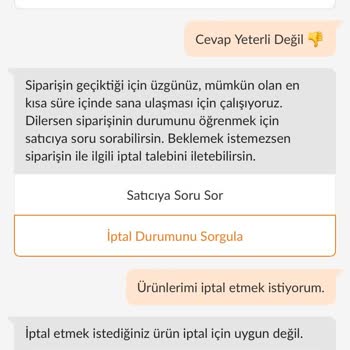 Trendyolmilla 10 Gündür Siparişimi Kargolamıyor