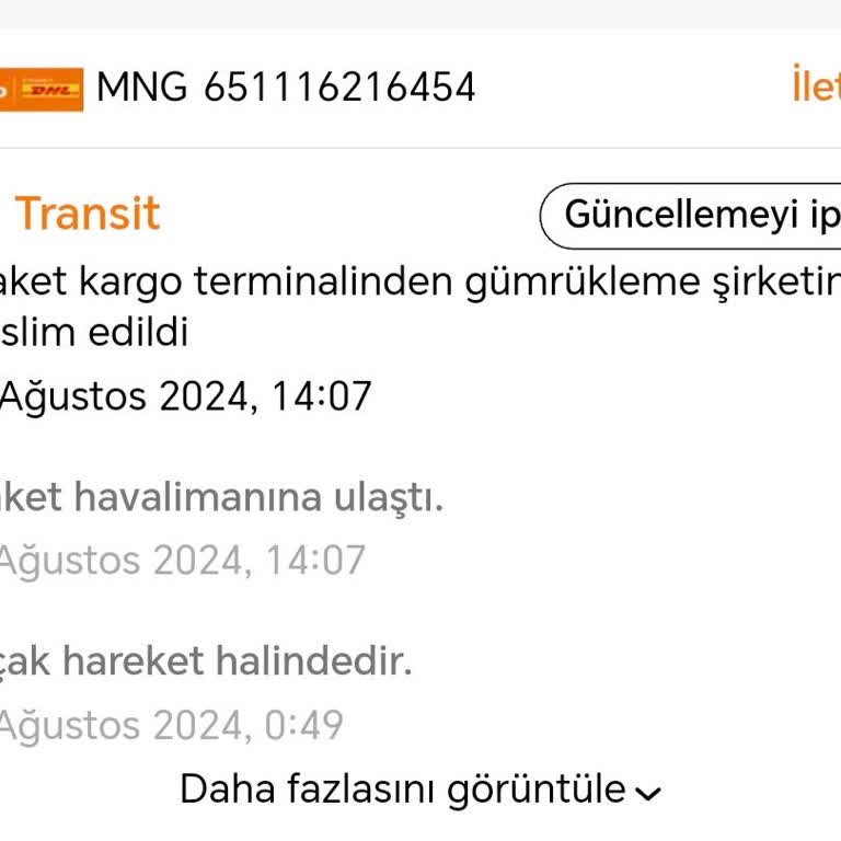 MNG Kargo Gümrükte Kargo Bekletiyor
