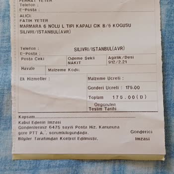 PTT Kargo Kargomu Kaybetti Kargo Ortada Yok