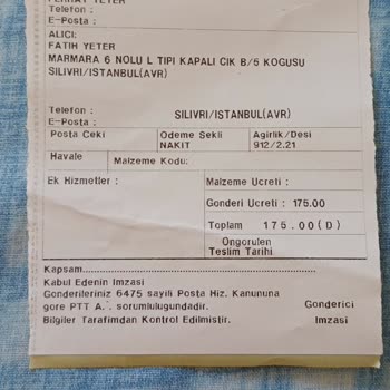 PTT Kargo Kargomu Kaybetti Kargo Ortada Yok