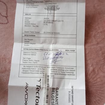 Awox Televizyonumun Garanti Sürecindeki Sorunlar