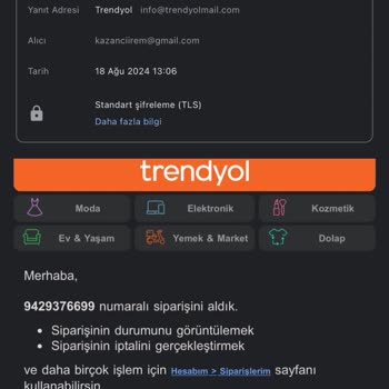 Trendyol Geç Teslimat Ve İade Talebine Yanıtsız Kalan Sipariş