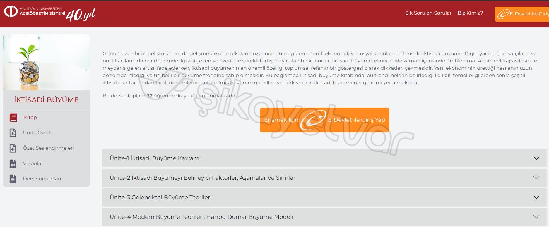 Anadolu Üniversitesi Dijital Ders Platformu - Şikayetvar