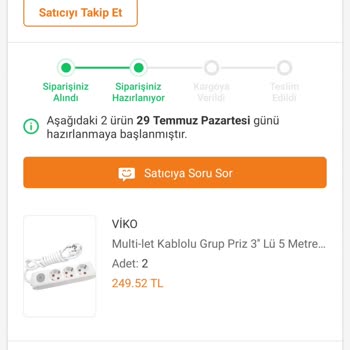 Trendyol Siparişim 1 Aydır Kargoya Verilmiyor