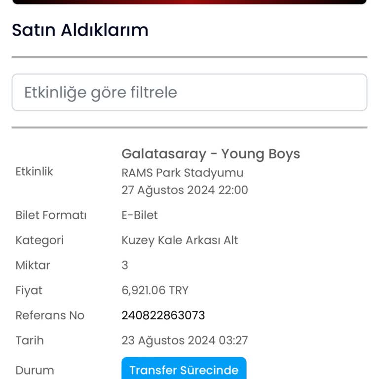 Banabilet Bilet Teslimi