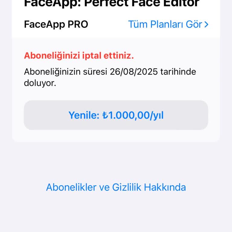 FaceApp Ücretsiz Deneme Sonrası Beklenmedik Ücret Kesintisi