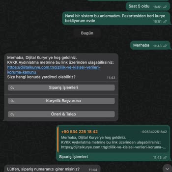 Dijital Kurye - Kuryelik Yapmıyor