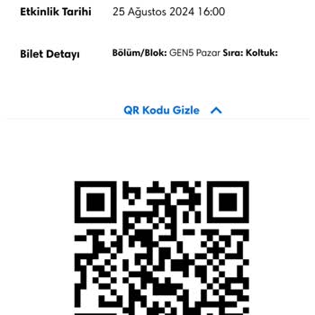 Biletix'ten Paramın İade Edilmesini İstiyorum