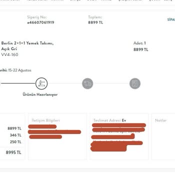Vivense Siparişimi Teslim Etmiyor