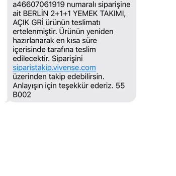 Vivense Siparişimi Teslim Etmiyor