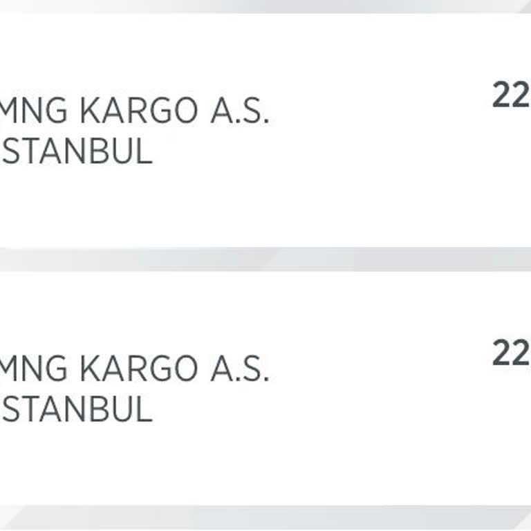 MNG Kargo Kartımdan Fazla Para Çekti