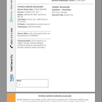 Beko Klima Vakum Yapılmadan Kuruldu