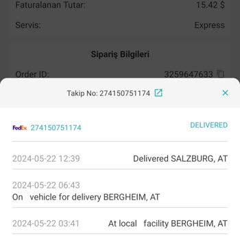 Shipentegra Teslim Edildikten 2 Ay Sonra 22 Dolar Bakiye Çıkardı.