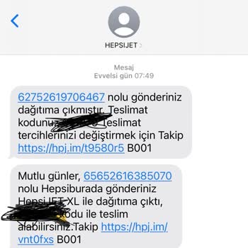 Hepsijet XL Kargomu Getirmiyor