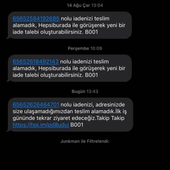 Hepsiburada Ve Hepsijet İade Mağduriyeti