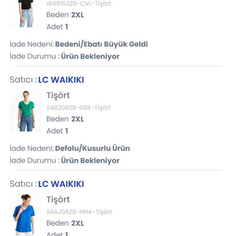 LCW İade Ücretim Yatmadı