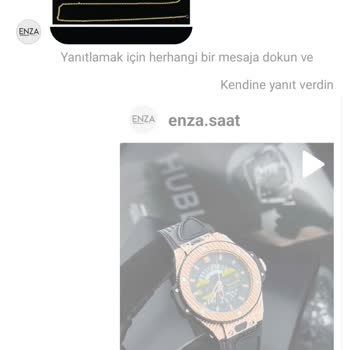 Enza Saat Instagram'dan Aldığım Saat Bozuk Çıktı Ve Hediye Gönderilmedi