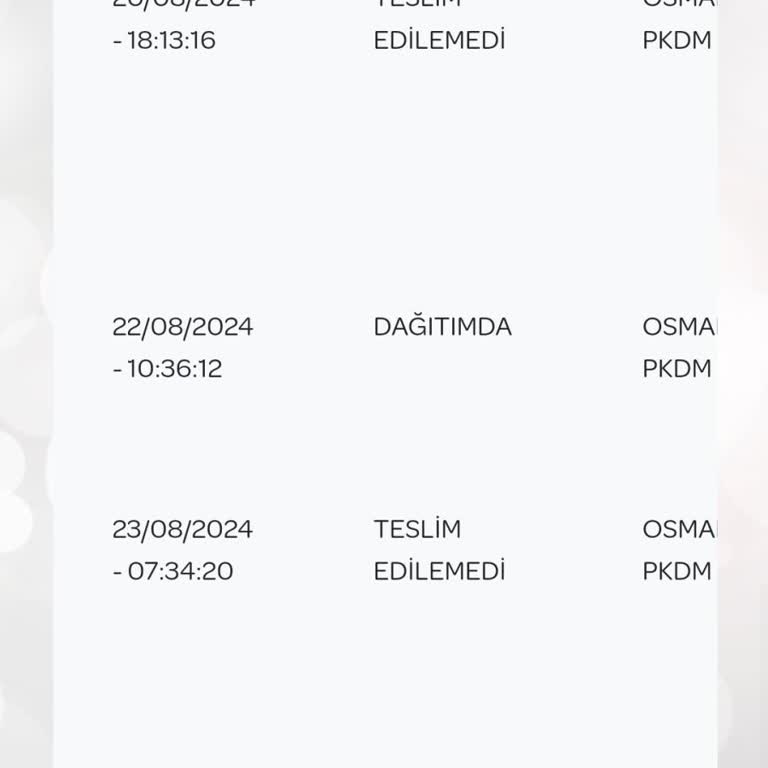 PTT Kargo Ehliyet Teslim Alınamaması VR İade