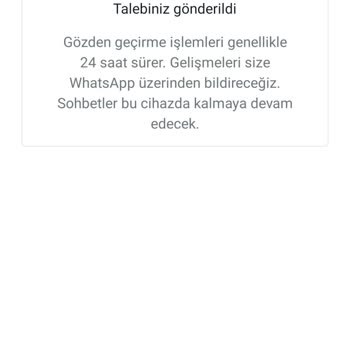 WhatsApp Sebepsiz Spam