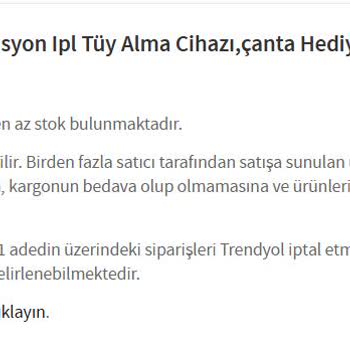 Trendyol Siparişime İlişkin Şikayet