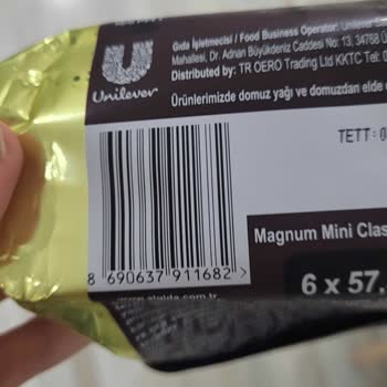 Tahta Parçası Çıkan Magnum Dondurma