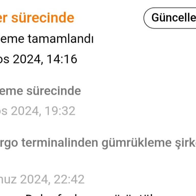 Temu Transfer Sürecinde Güncelleme Olmuyor Siparişim Gelmedi
