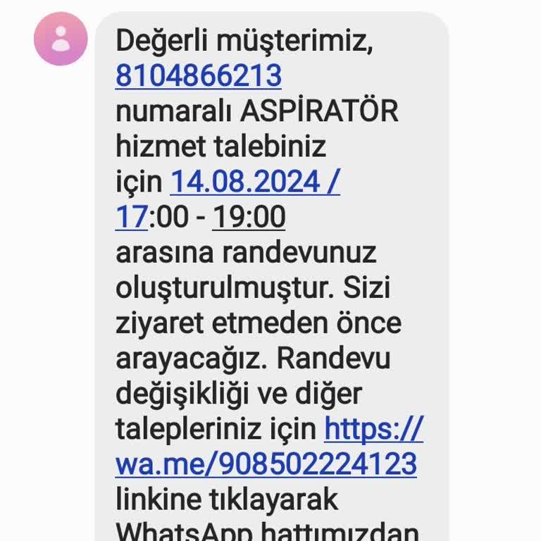 Vestel Garantili Aspiratör Lambası İçin Değişime Gelinmiyor
