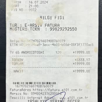 A101 65 İnç Toshiba