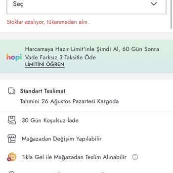 Boyner Ve İade Sorunu