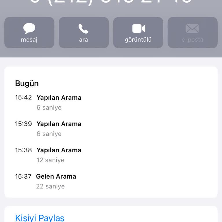 0212 919 21 40 Tarafından Arandım Ve Ses Kaydım Alındı