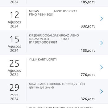 Yapı Kredi Aidos Kartıma Kart Ücreti Yansımış