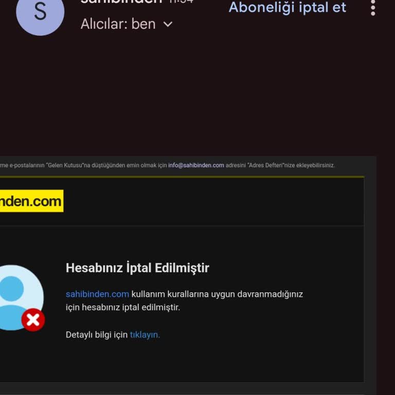 Sahibinden.com Yapay Zeka Hesap Yasaklaması Saçmalığı