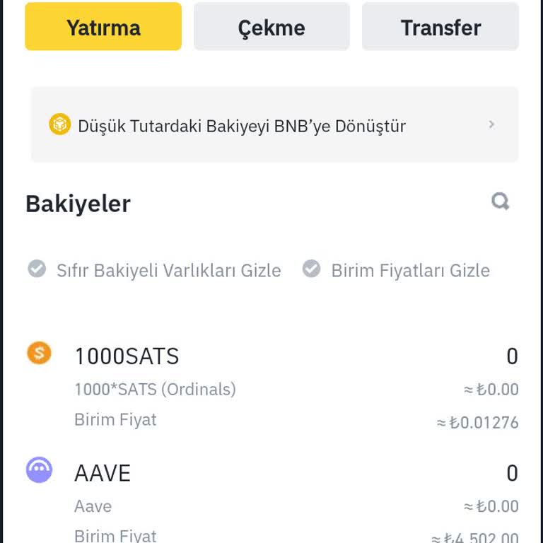 Binance TR'ye Aktarılan Dogs Coinlerim Gözükmüyor